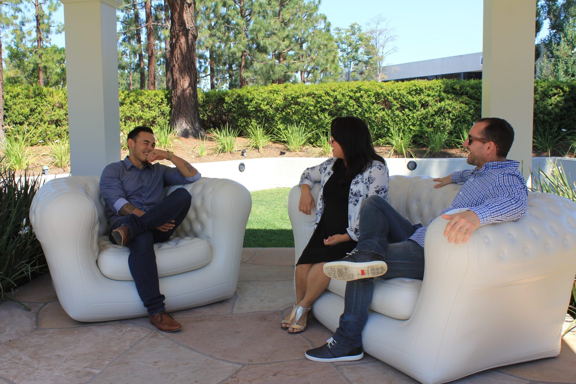 chest air inflatable event furniture