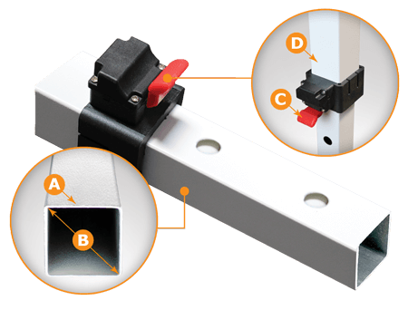 promotional tents V5 Leg