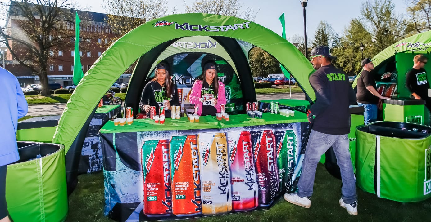 inflatable tent air dome kick start