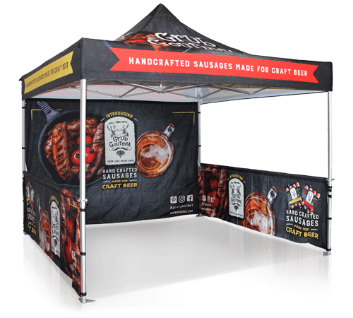 custom printed canopy