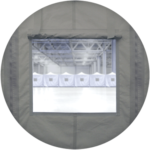 Medical Unit Tent Window