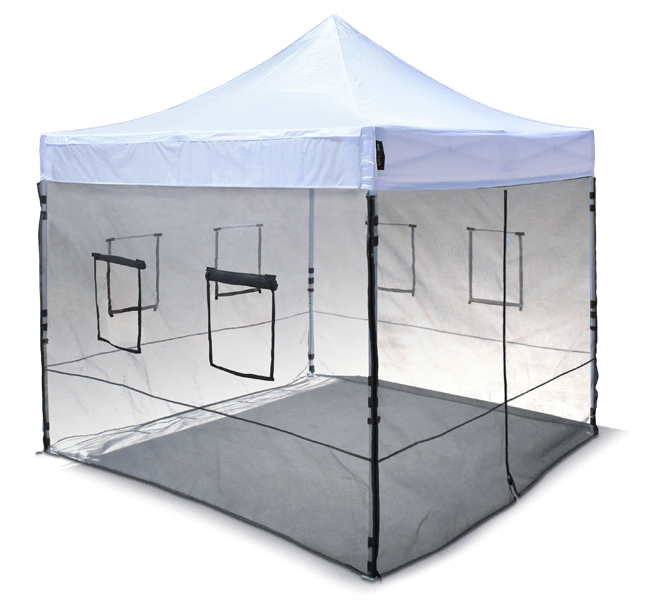 Drive Through Testing Tent with Walls