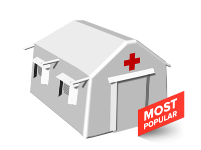 10x13 inflatable medical tents
