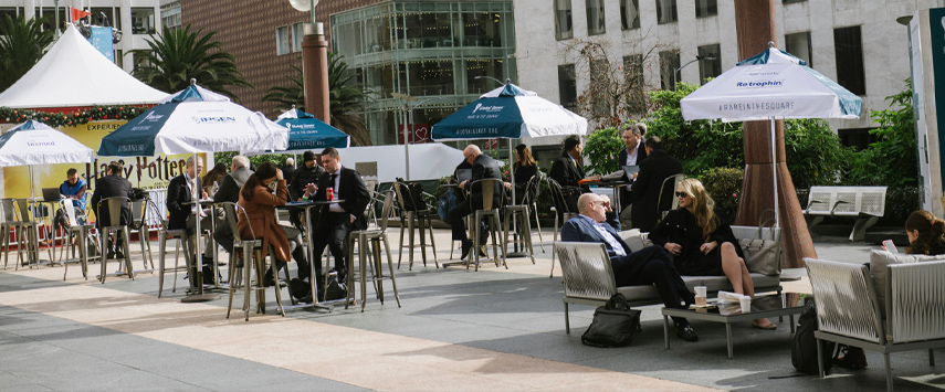 Outside Custom Patio Umbrellas
