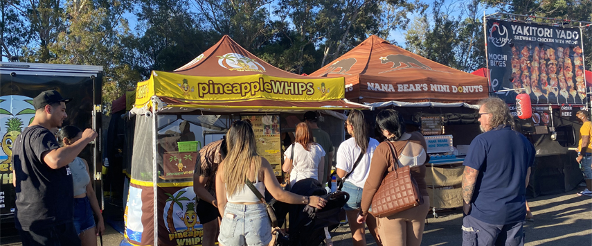 Pineapple Whips Outdoor Food Concession Tent