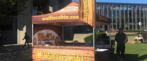 Waffle Cabin Outdoor Food Tent