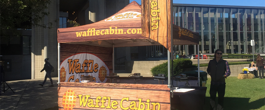 Waffle Cabin Outdoor Food Tent