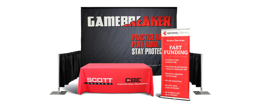 trade show booth setup