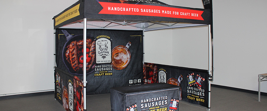 Food concession custom canopy