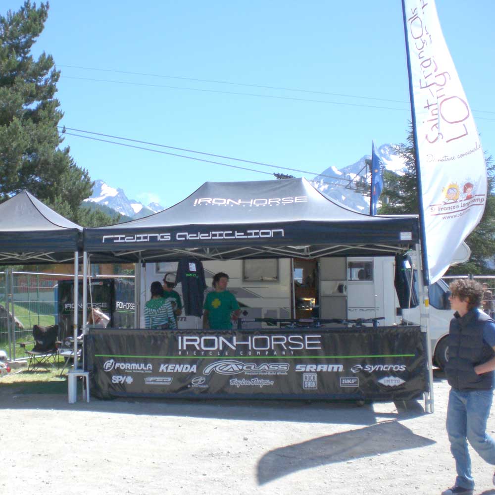 cycling team area custom canopy