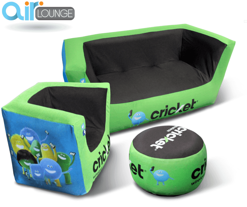 custom inflatable furniture set