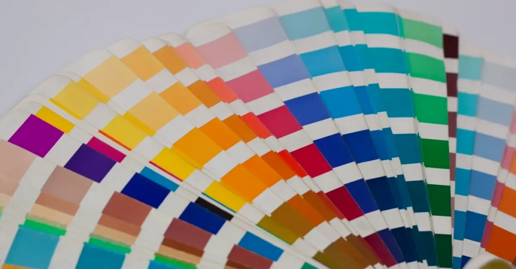 palette of pantone colors